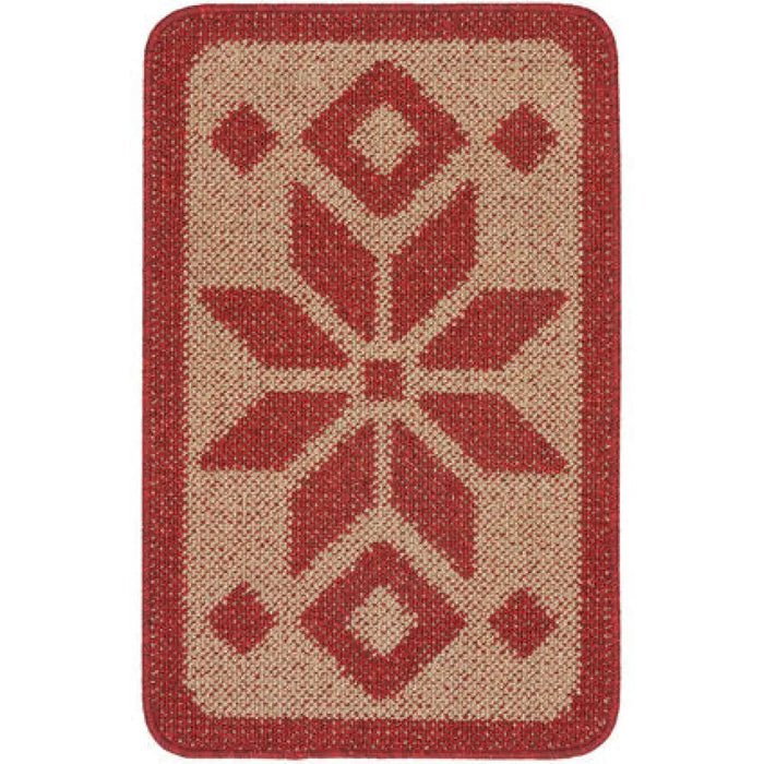 ПЪТЕЧКА С ГУМЕНА ОСНОВА NIKOTEX FUEGO 50Х120 СМ. ЧЕРВЕНА
