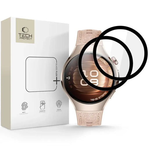 Хибридно стъкло Tech-Protect Glass Flex + 2-pack за Huawei