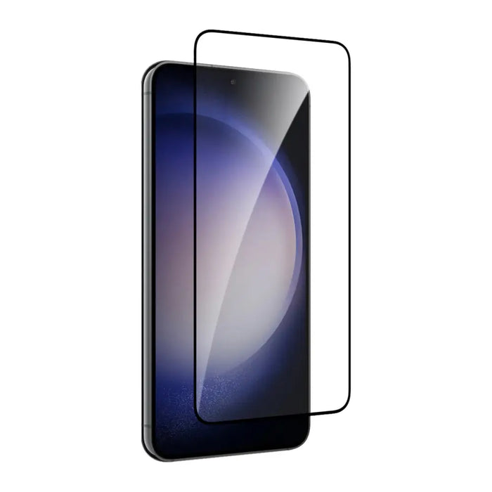 Закалено стъкло Puro Frame с черна рамка за Samsung Galaxy