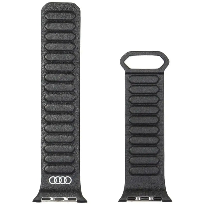 Каишка с магнитен пръстен от естествена кожа Audi Logo