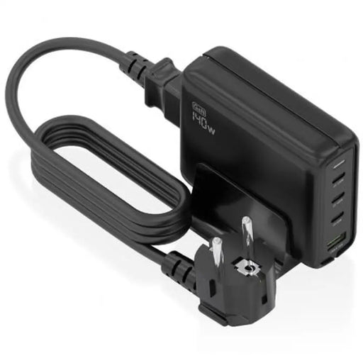 Безжично зарядно Aisens ASCH-140W4P056-BK Черен 140 W