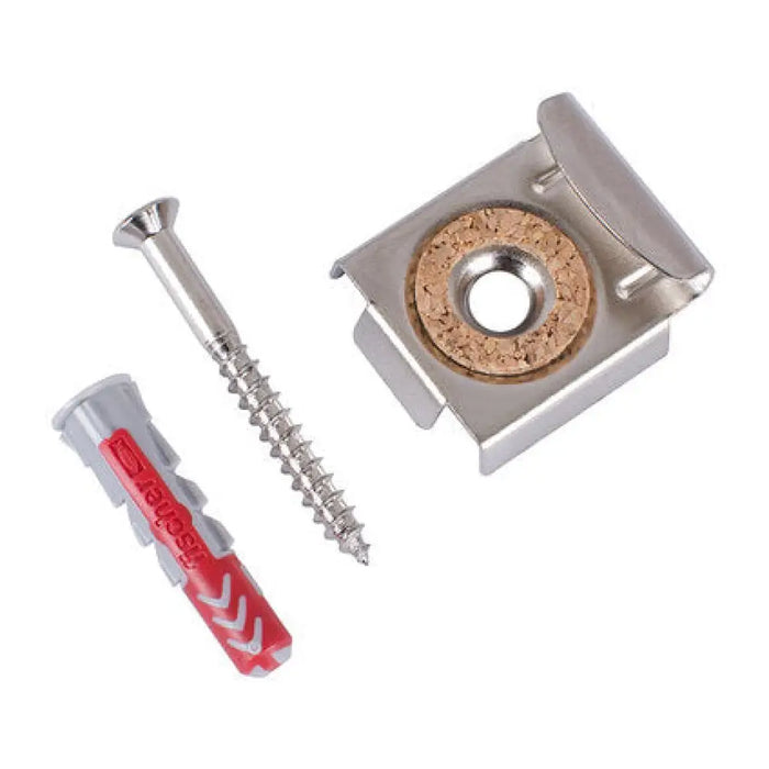 КРЕПЕЖЕН ЕЛЕМЕНТ ЗА ЗАКРЕПВАНЕ НА ОГЛЕДАЛО 4 БРОЯ FISCHER