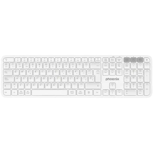Блутут клавиатура Phoenix K300 Бял Испанска Qwerty