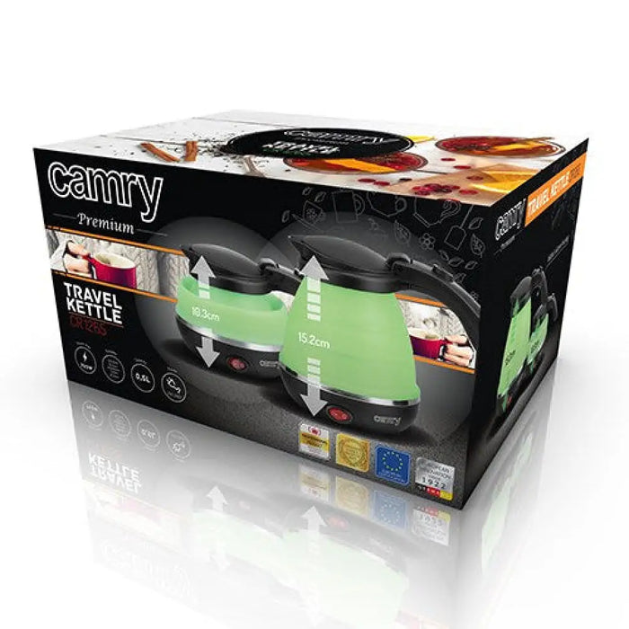 Електрическа кана Camry Premium CR 1265 0.5 L 750 W Черна
