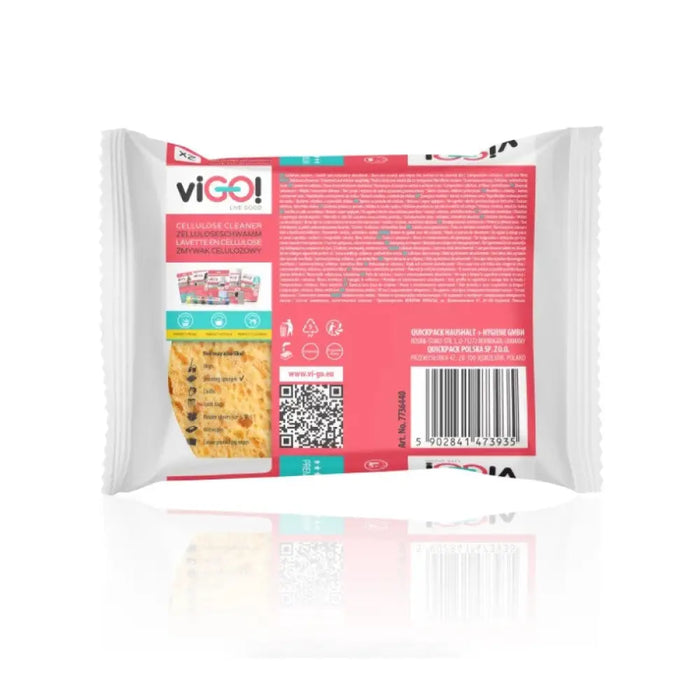 ЦЕЛУЛОЗНА ГЪБА EXTRA SOFT ЗА МИЕНЕ 2БР. PREMIUM VIGO