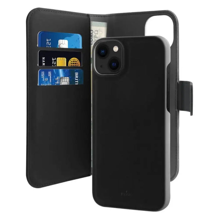 Подвижен калъф Puro Wallet MagSafe 2in1 PU кожен с капак
