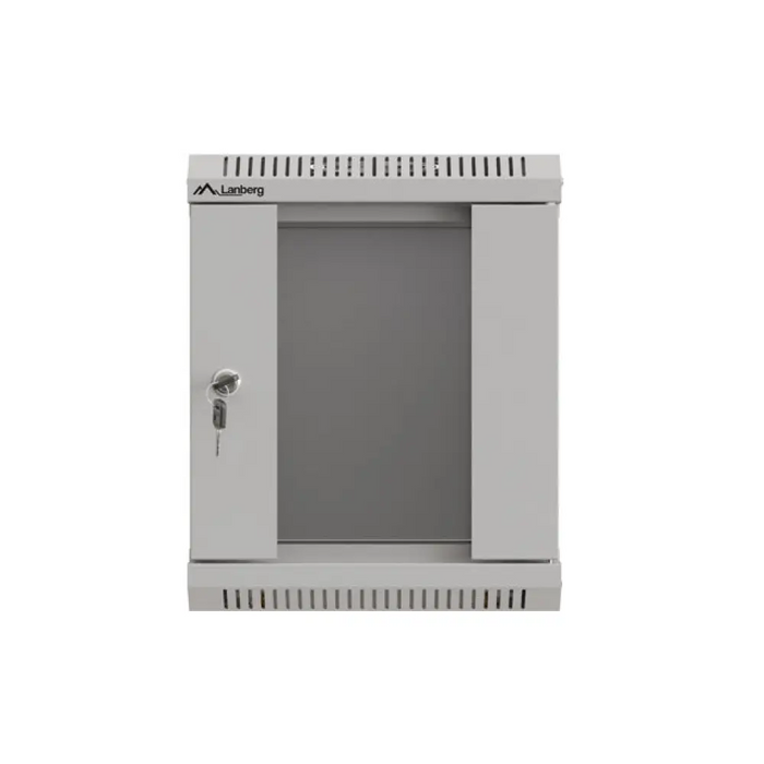 Шкаф Lanberg 10’’ за стенен монтаж 6U/300x300 (плосък