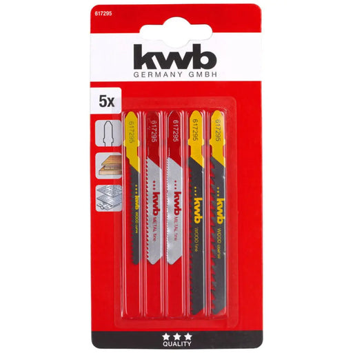 КОМПЛЕКТ НОЖЧЕТА ЗА ПРОБОДЕН ТРИОН 5 БР. KWB