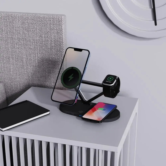 Безжично зарядно устройство Tech-Protect QI15W-A41 3 в 1