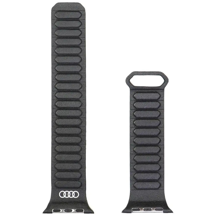 Каишка с магнитен пръстен от естествена кожа Audi Logo