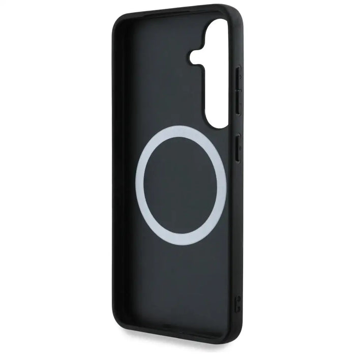 Кожен калъф BMW Carbon MagSafe за Samsung Galaxy S25