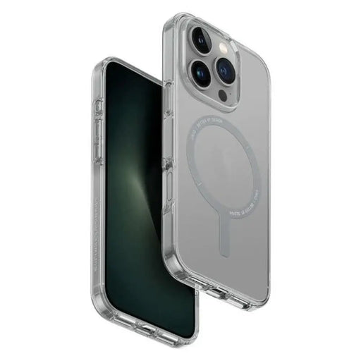 Прозрачен/прозрачен калъф за зареждане Uniq Clario iPhone