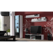 Комплект SOHO 7 (шкаф RTV140 + шкаф S1 + рафтове) бял/черен