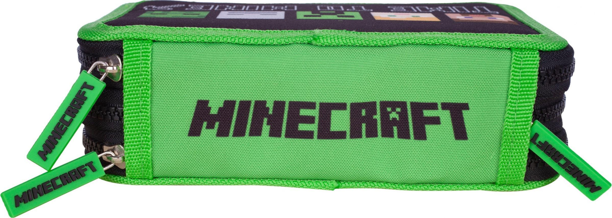 Ученически несесер Astra Minecraft - Alex & Steve, с 3 ципа