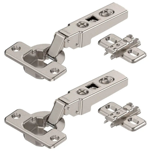 ПАНТА ПОКРИТ КАНТ (НИСКО РАМО) 2 БРОЯ BLUM CLIP 71M2550