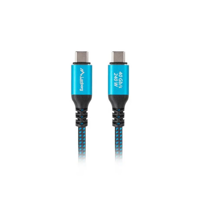 Lanberg CA-CMCM-44CU-0005-BK USB кабел USB4 Gen 2x2 0.5