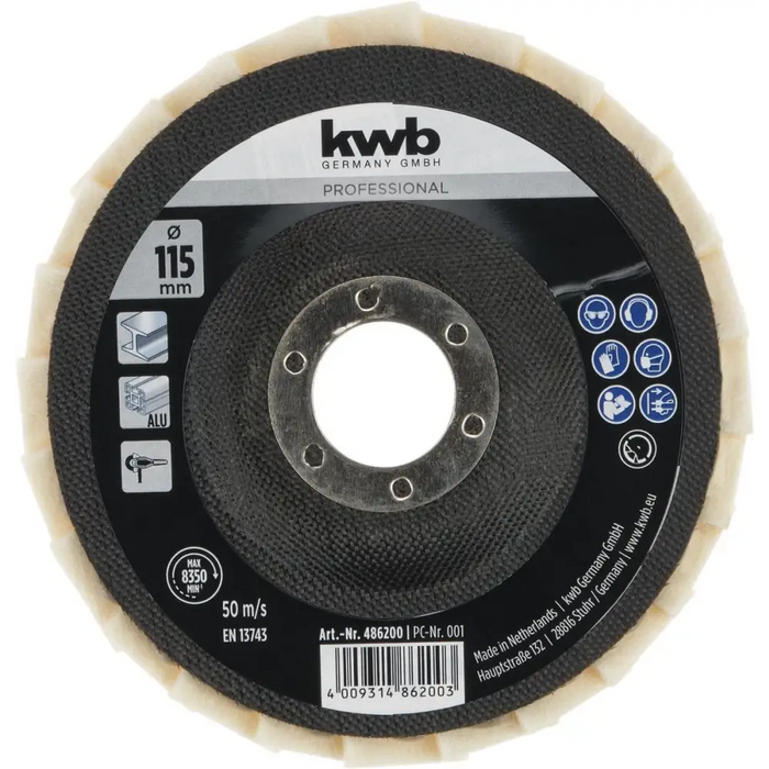 КЕЧЕ ФИЛЦОВО ЗА ЪГЛОШЛАЙФ 115ММ KWB
