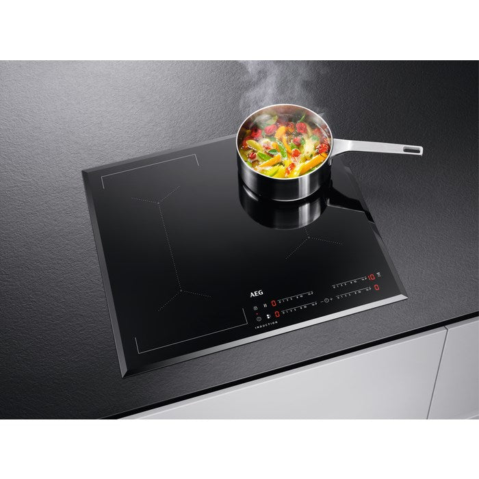 AEG IKE64441FB Черен Зонален индукционен котлон 60 см за вграждане 4 зони