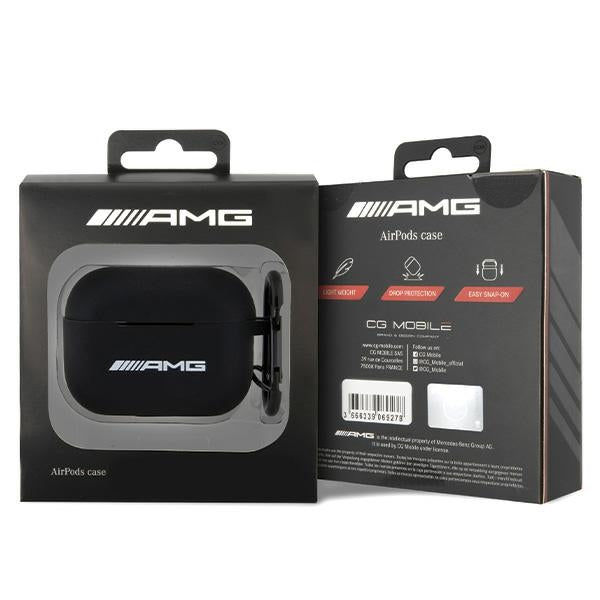 Силиконов калъф AMG AMAP2RBK за AirPods Pro 2 (2022/2023), черен