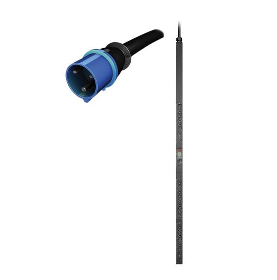 APC Rack PDU 9000 Switched, ZeroU, 16A, 230V, (21) C13 & (3) C19, IEC309 кабел