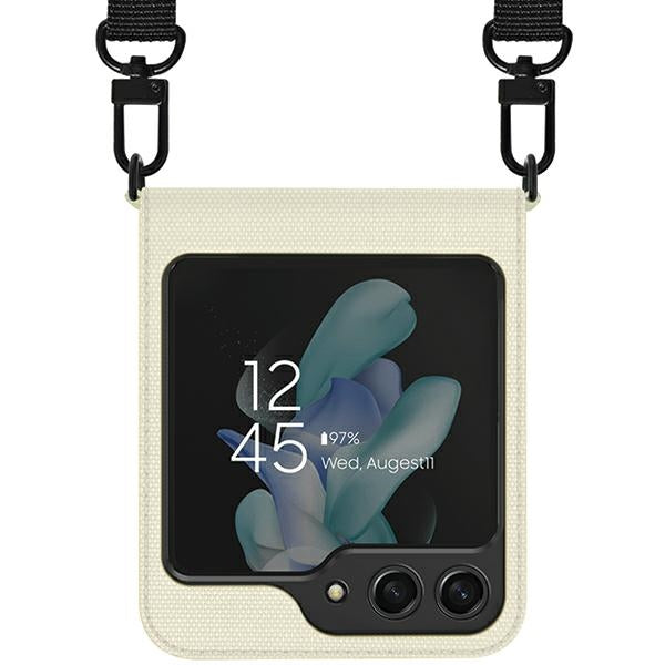 Калъф Araree Canvas Diary за Samsung Galaxy Z Fold, кремав