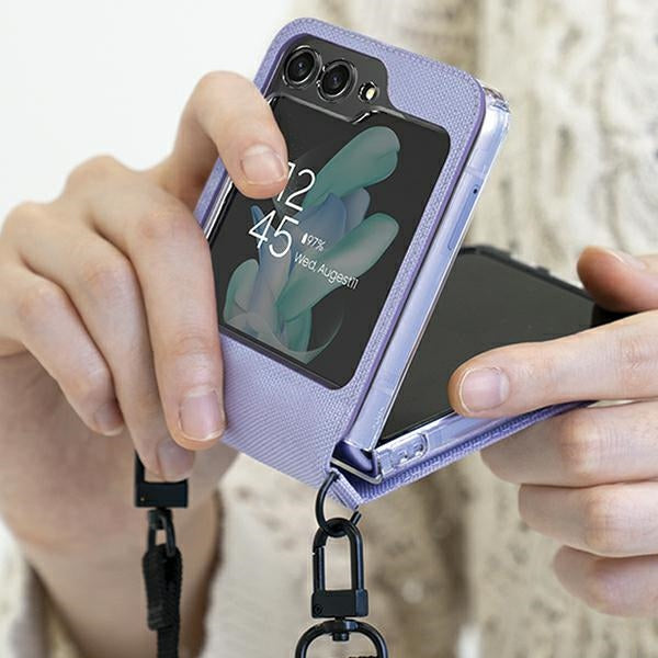Калъф Araree Canvas Diary за Samsung Galaxy Z Flip5F731, лилав