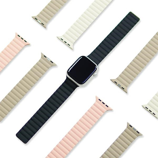 Каишка Araree Silicone Link за Smartwatch 42/44/45/46 mm, черно-сива