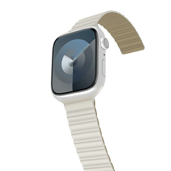 Araree Silicone Link каишка за Smartwatch 42/44/45/46 мм, бяло-зелена