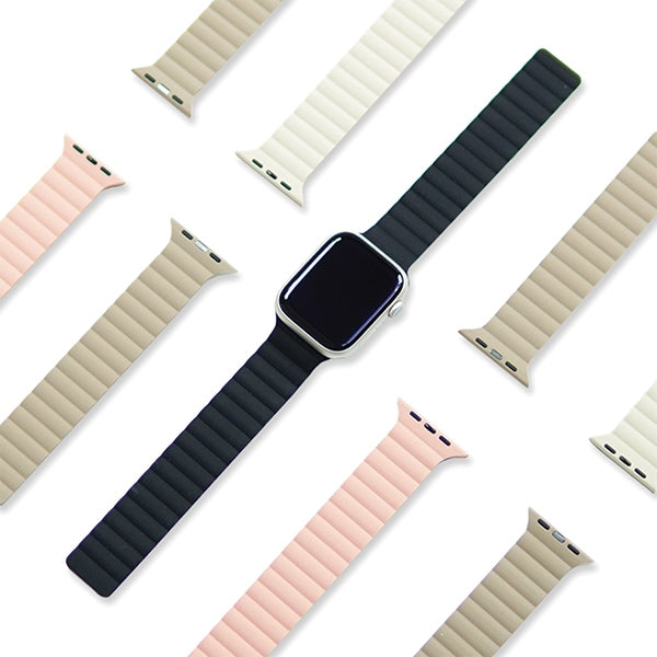Araree Silicone Link каишка за Smartwatch 42/44/45/46 мм, бяло-зелена