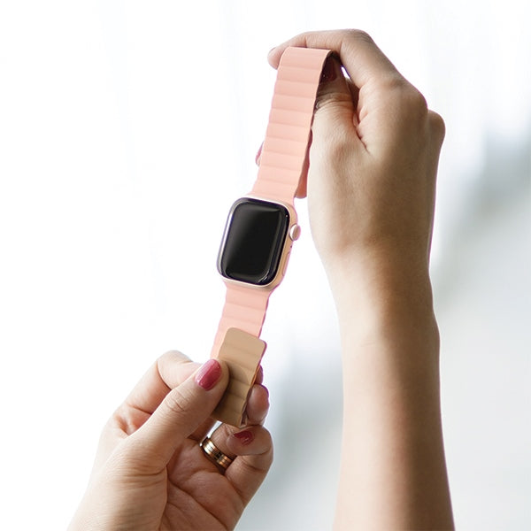 Araree Silicone Link каишка за Smartwatch 42/44/45/46 мм, бяло-зелена