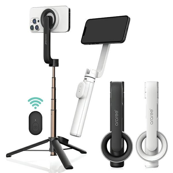 Araree Selfie Stick M1 Magfie Pod MagSafe Tripod за телефон, черен