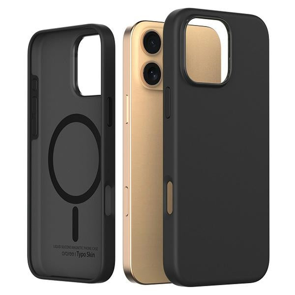 Калъф Araree Typoskin M MagSafe за iPhone 16 Pro Max 6.9", черен