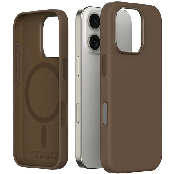 Калъф Araree Typoskin M MagSafe за iPhone 16 Pro Max 6.9", кафяв