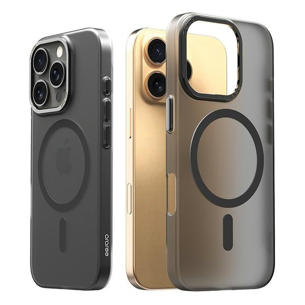 Калъф Araree Aero Frame MagSafe за iPhone 16 Pro 6.3", прозрачен-черен