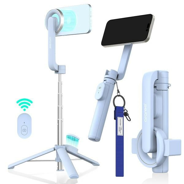 Araree Selfie Stick M1 Magfie MagSafe Tripod, синьо
