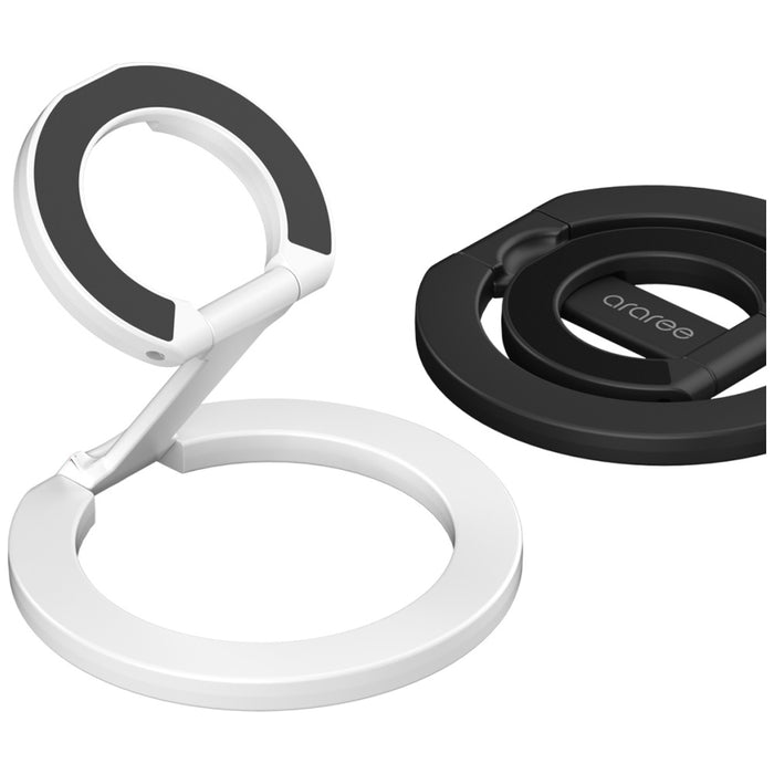 Ring stand Araree A-Ring MagSafe GripTok, черен