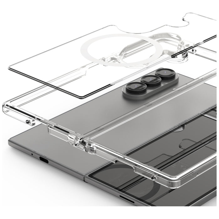 Калъф Araree Duple M MagSafe Qi2 за Galaxy Z Samsung Fold7, прозрачен