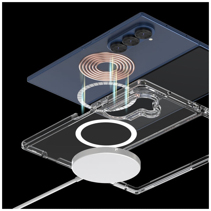 Калъф Araree Duple M MagSafe Qi2 за Galaxy Z Samsung Fold7, прозрачен
