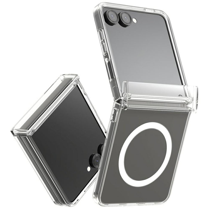 Калъф Araree Duple 360 M MagSafe Qi2 за Samsung Galaxy Z Fold Flip7, прозрачен