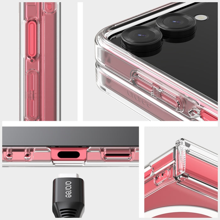 Калъф Araree Duple 360 M MagSafe Qi2 за Samsung Galaxy Z Fold 6, черен