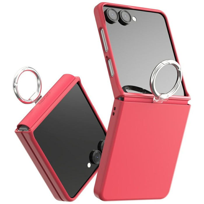 Калъф Araree Aero Flex R East-Grip Ring за Samsung Galaxy Z Samsung Flip7, розов