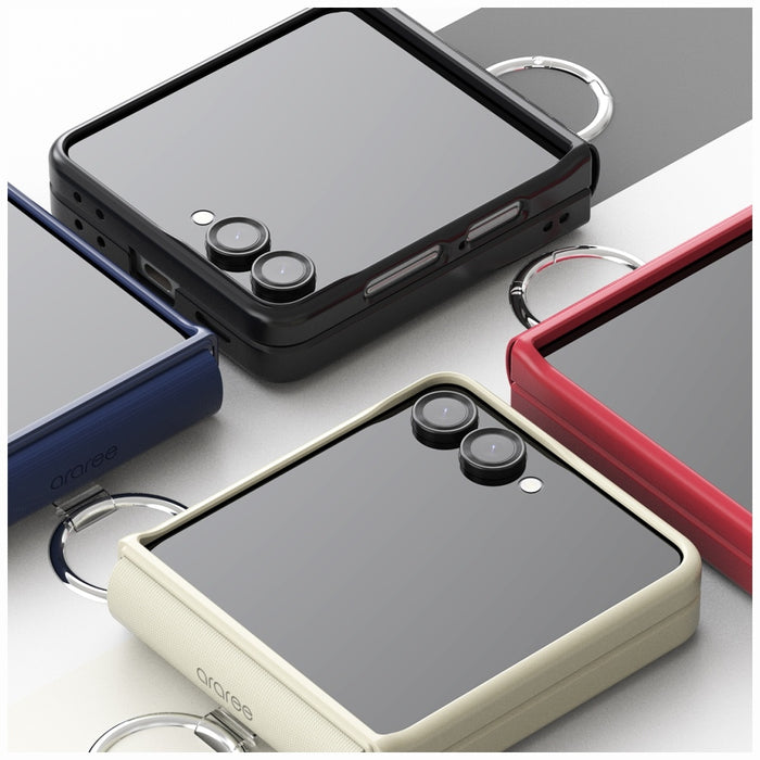 Калъф Araree Aero Flex R East-Grip Ring за Samsung Galaxy Z Samsung Flip7, розов
