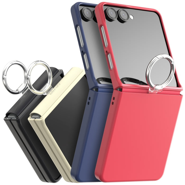 Калъф Araree Aero Flex R East-Grip Ringdo за Samsung Galaxy Z Samsung, Flip7, кремав
