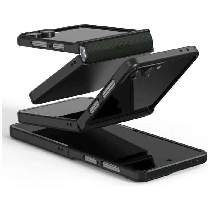 Калъф Araree Aero Flex M MagSafe Qi2 за Samsung Galaxy Z Samsung Flip7, тъмносин