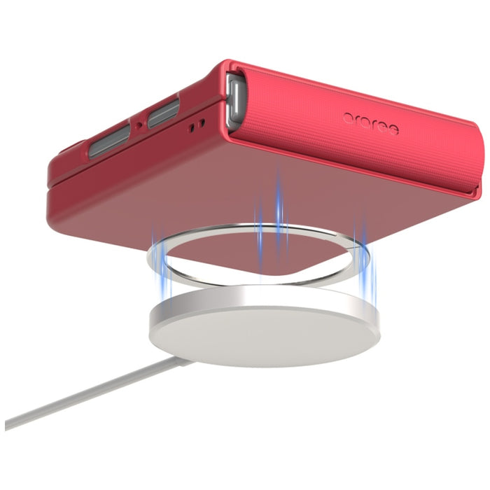 Калъф Araree Aero Flex M MagSafe Qi2 за Samsung Galaxy Z Samsung Flip7, тъмносин