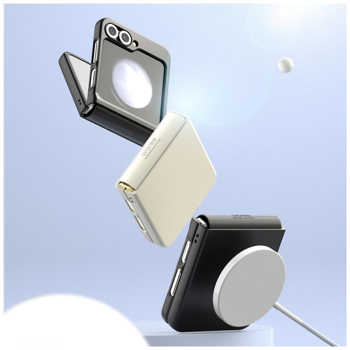 Калъф Araree Aero Flex M MagSafe за Samsung Galaxy Z Fold / Z Flip FE, кремав