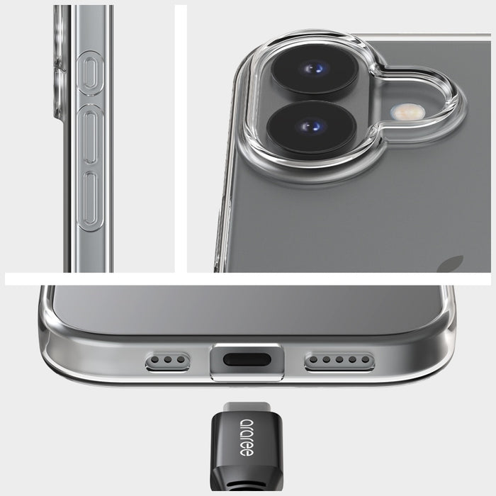 Калъф Araree A Fit за iPhone Air, прозрачен