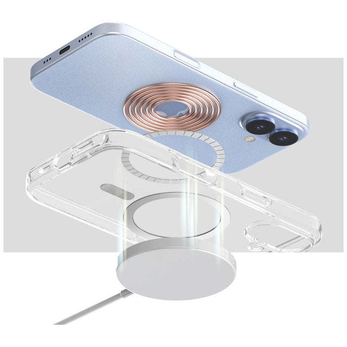 Калъф Araree Duple M MagSafe за iPhone Air, прозрачен