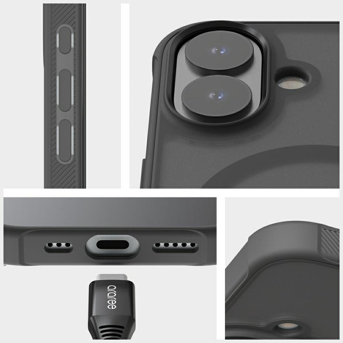 Калъф Araree Duple M Armor MagSafe за iPhone 17, черен
