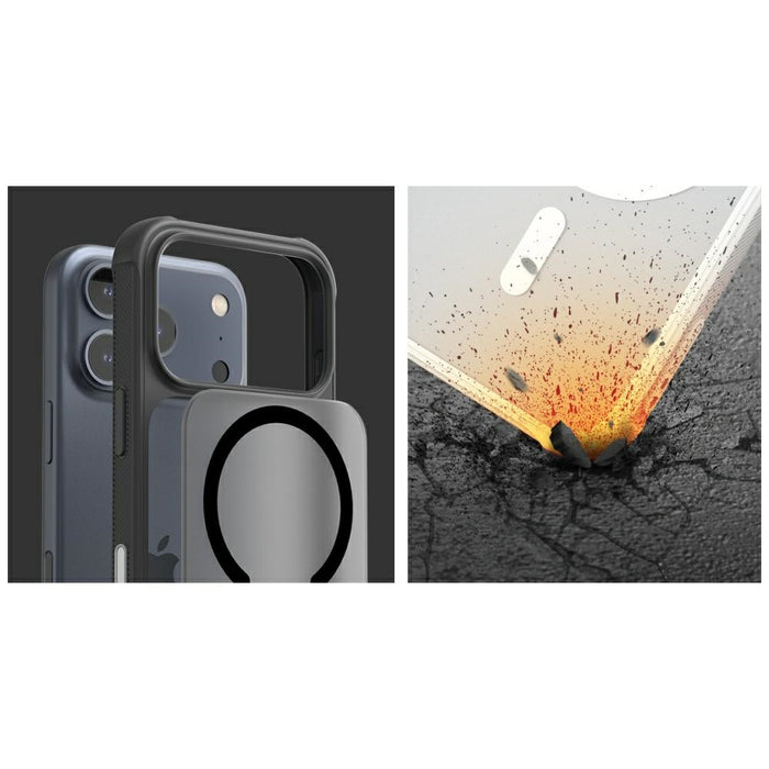 Твърд калъф Araree Duple M Armor MagSafe за iPhone 17 Pro Max, черен